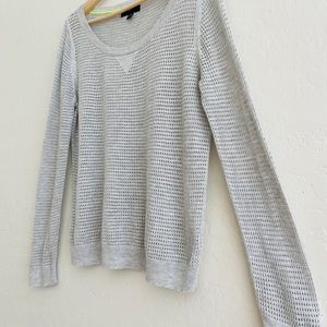 Massimo Knit Sweater Y2K Light Grey Large